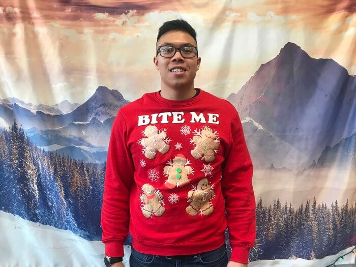 ugly sweater contest